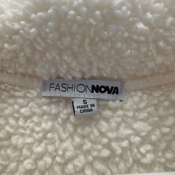 Fashion Nova Half Zip Crop Jacket - Picture 4 of 4